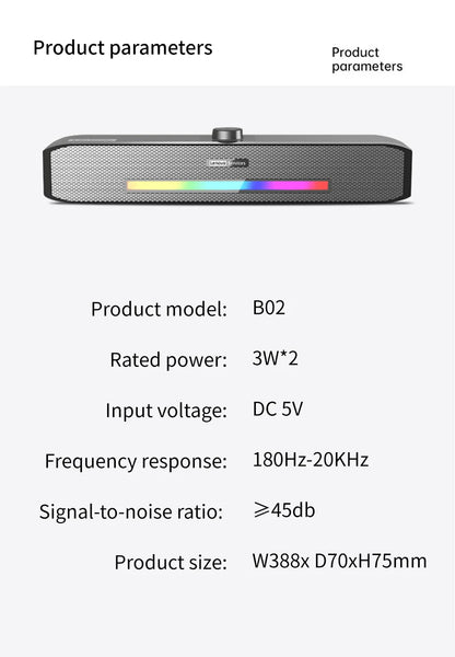 DeepCore Stereo Speakers