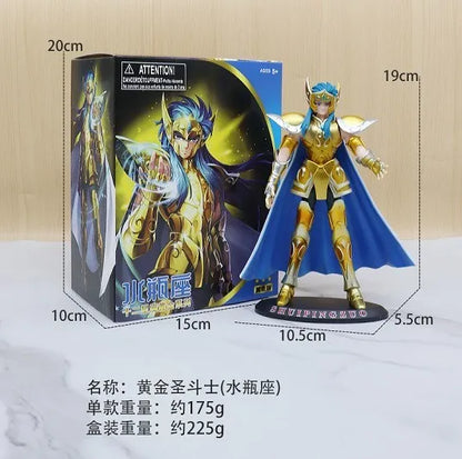 19cm Anime Dark Saint Seiya Figure Phoenix Ikki Hyoga Seiya Shiryu Action Figures Box Figure Collection Decoration Toys Hobbies