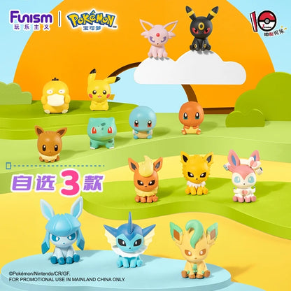 New in Stock Genuine Funism Pokémon Eevee Little Adventure Mini Figure Ornament  Animation Peripheral Gift