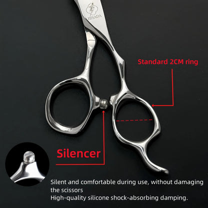HISADA hairdressing scissors	professional barber scissors 6.0  Inch scissors VG10 material professional barber scissors