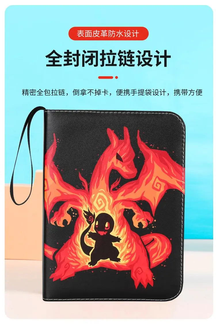 Pokemon Card Binder 400 Pocket Anim Card Holder Album Trading Card