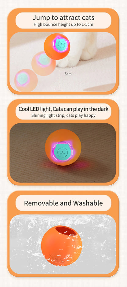 ROJECO Smart Cat Rolling Ball