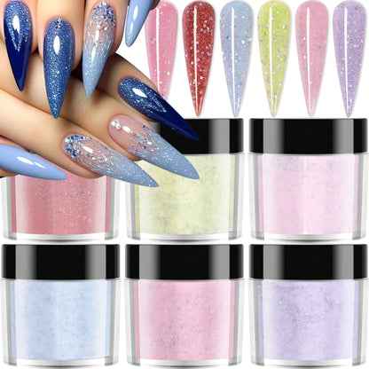 Nail Kit Set Acrylic Powder Monomer Acrylic Liquid For Nail Extension Professional Gel Manicure Set False Nails Art Tools Set *&