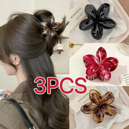 Leopard Flower Hair Clips.