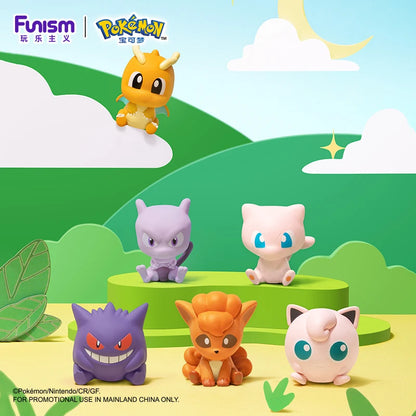 Pokemon Anime Blind BOX Poke Ball Action Figures Gengar Mewtwo Mini Mew Dolls FUNISM Original Genuine Model Ornament Toys Gift