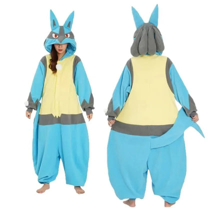 Pokemon Cosplay Costume Kigurumi Anime Onesie for Men And Women Gengar Funny Jumpsuit Halloween Christmas Party Outfit