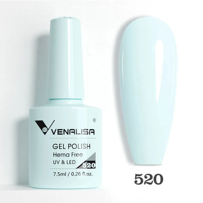 Venalisa HEMA TPO FREE Nail Gel Polish Glitter Gorgeous Full Coverage Soak Off UV LED French Nail Jelly Pink Nude Collection