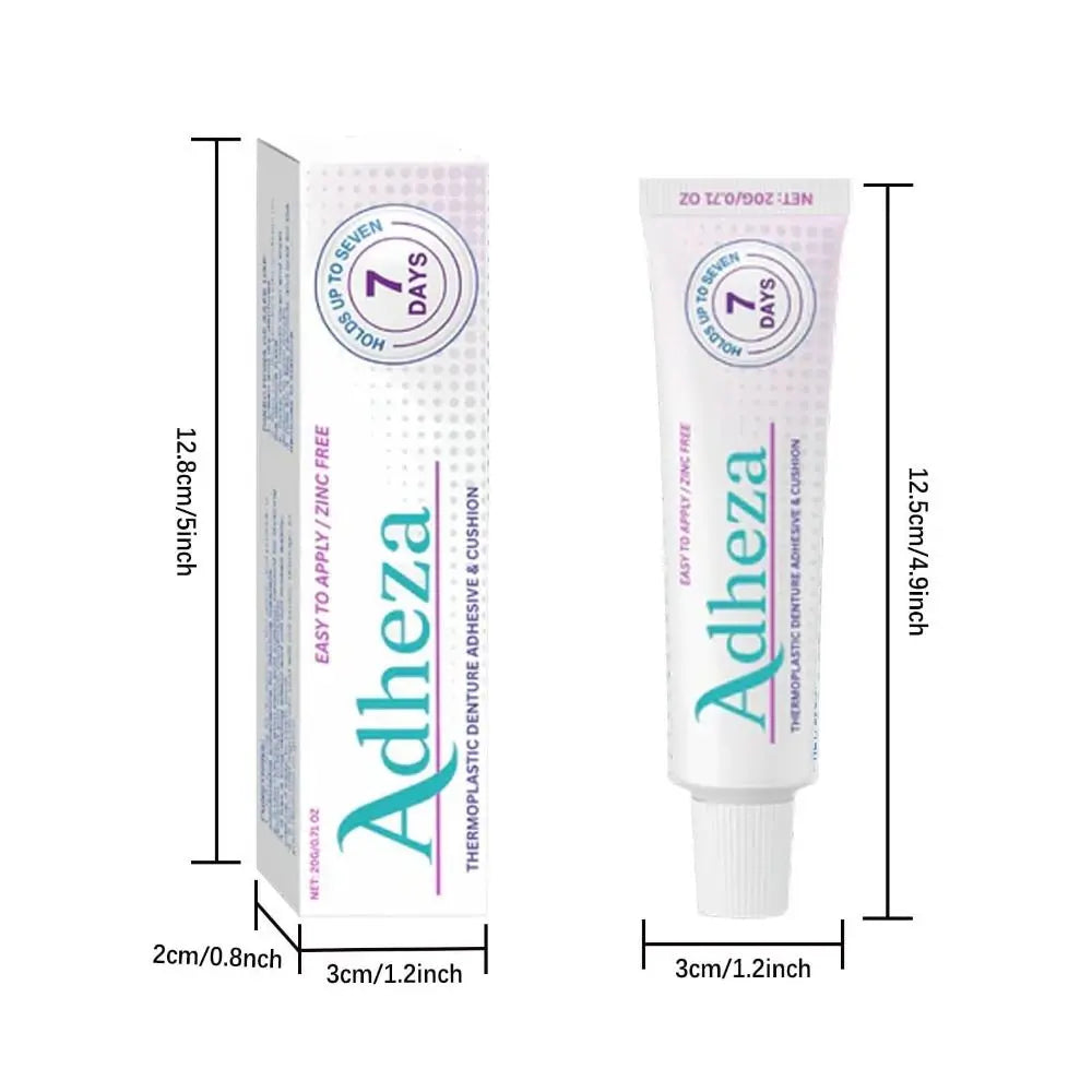 Seamless Fit Dental Adhesive Reusable Oral Health Care Denture Fixation Adhesive Comfortable Thermoplastic Denture Adhesive