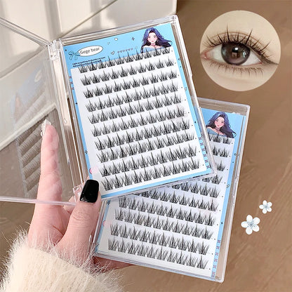 Gege bear Glue-free False eyelashes: A Lazy Person's Trilogy - Natural and Seamless Beginner's Sunflower Eyelashes