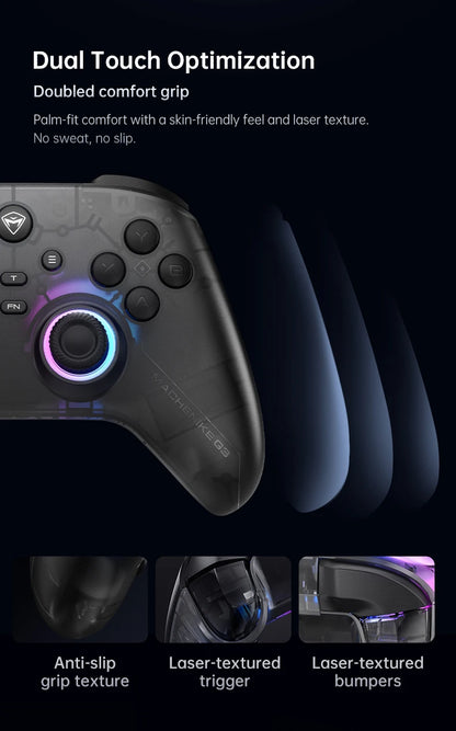 Machenike G3 V2 PC Gaming Controller Hall Effect Gamepad for Nintendo Switch iPhone Android Mobile Phone Windows PC Steam