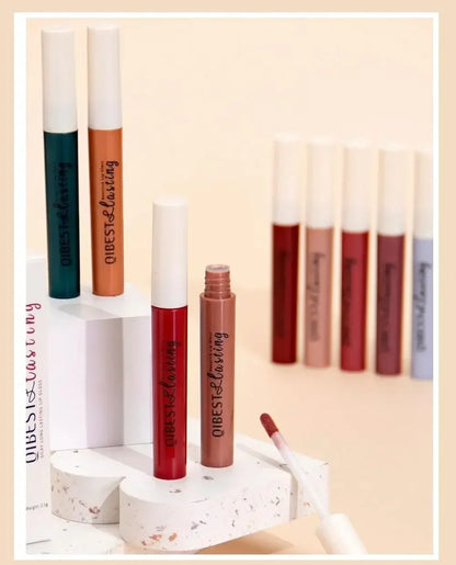 Matte Liquid Lipstick Waterproof Long Lasting Velvet Mate Nude Red Lip Gloss Lint Tube Makeup Cosmetic Lipsticks Lipgloss