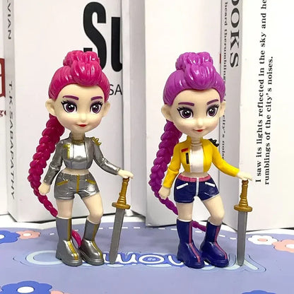 2026 Kpop Demon Hunters Action Figure Derpys Tiger Rumi Mira Zoey Sussy Figurine Children's Birthday Gift in Stock Fast Shipping