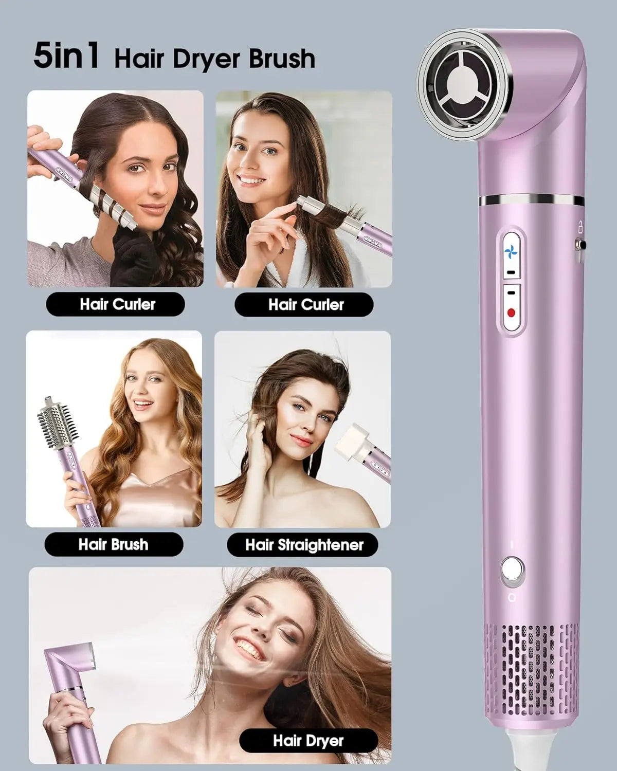 5 in 1 Hair Dryer Brush.