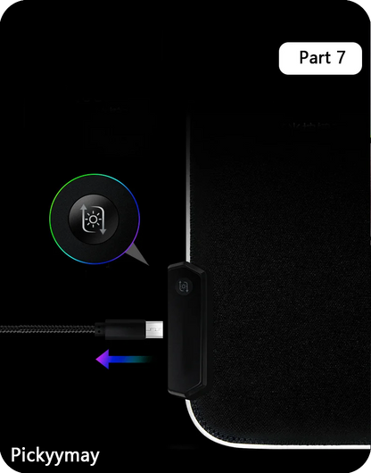 CosmicGlow RGB Desk Mat