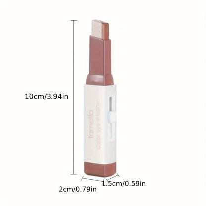 6pcs Double Color Eyeshadow Sticks Set, Pearl and Matte Fine ShimmerEyeshadow Pens, Long-lasting Waterproof and Non-fading