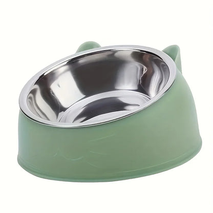 Elevated Stainless Steel Cat Bowl