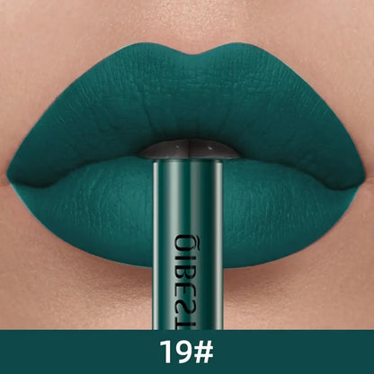 Matte Liquid Lipstick Waterproof Long Lasting Velvet Mate Nude Red Lip Gloss Lint Tube Makeup Cosmetic Lipsticks Lipgloss