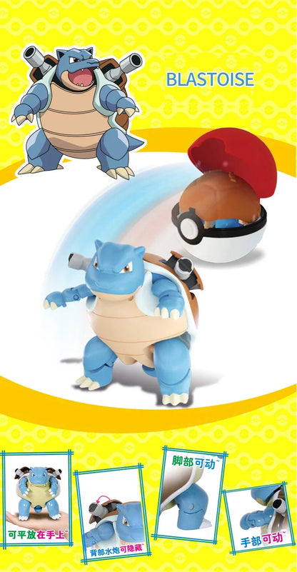 Pokemon Pokeball Figure Ball Pikachu Charizard Mewtwo Mew Eevee Gengar Lapras Blastoise Venusaur Gyarados Educational Toy Kids