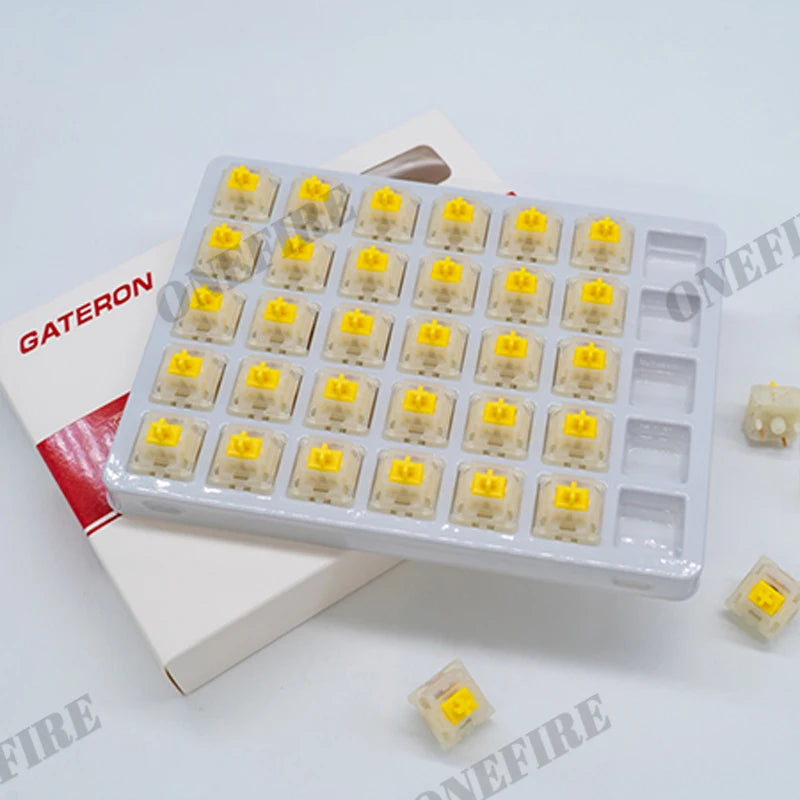 Gateron Milky Pro Linear Mechanical Keyboard Switches