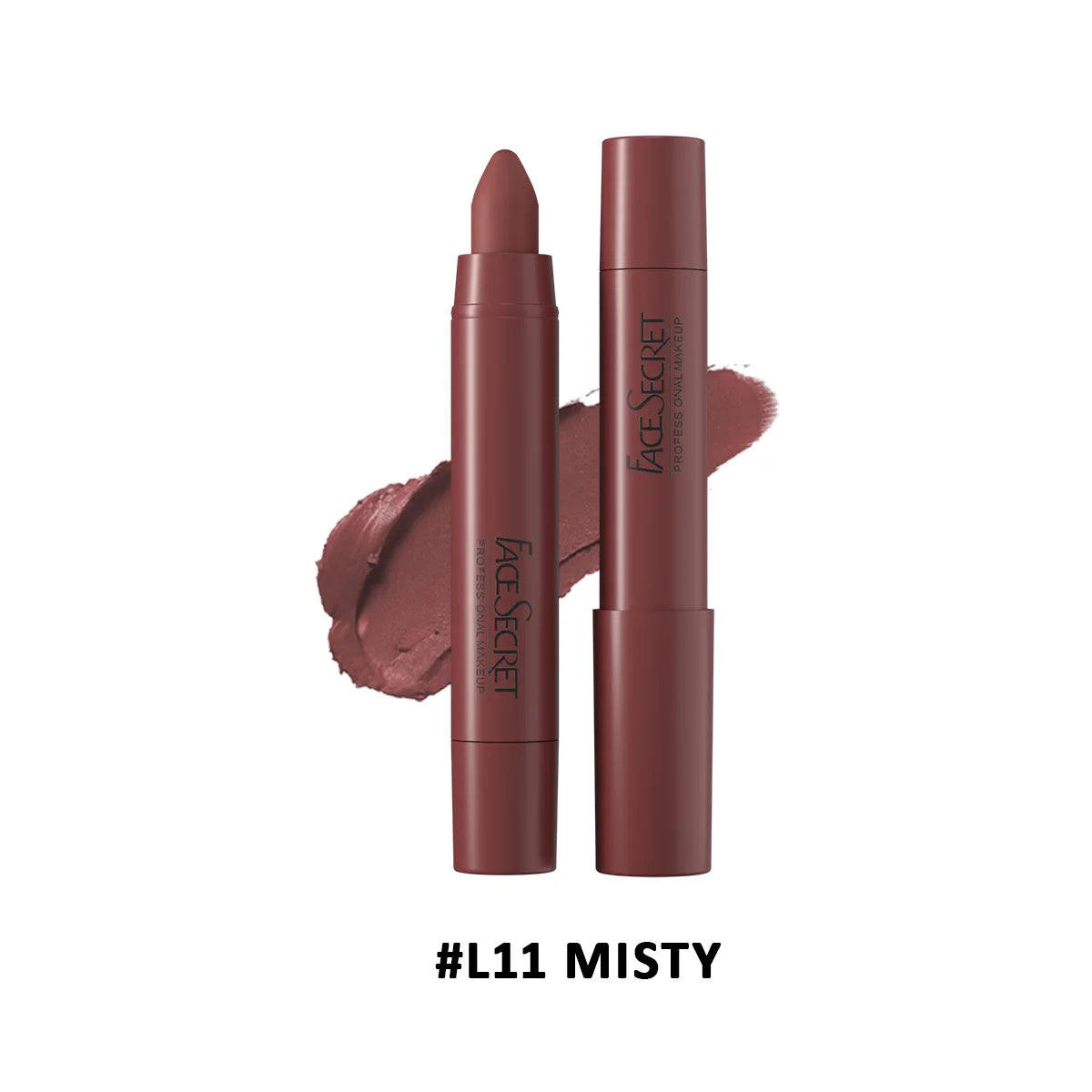 12-Color Matte Lip Pencil Set.