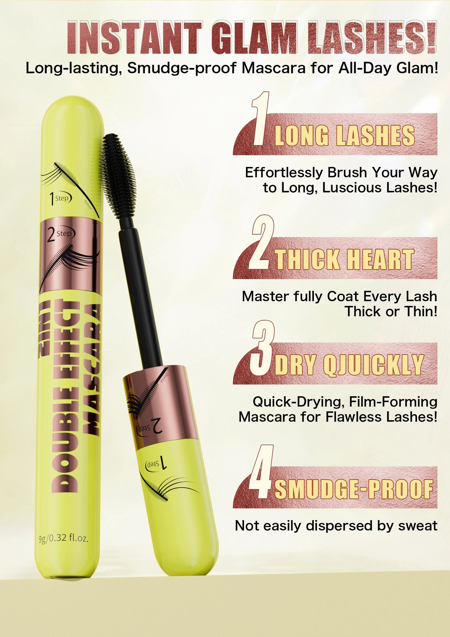 Brown Dual Brush Mascara.