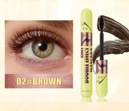 Brown Dual Brush Mascara.