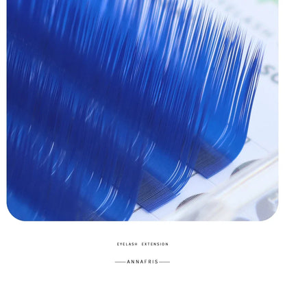 Colored Lashes Eyelash Extensions C/D/L/LU(M) Curl Mix 8-15mm Natural Soft Individual Green/Blue/Brown/Purple/Pink Eyelashes