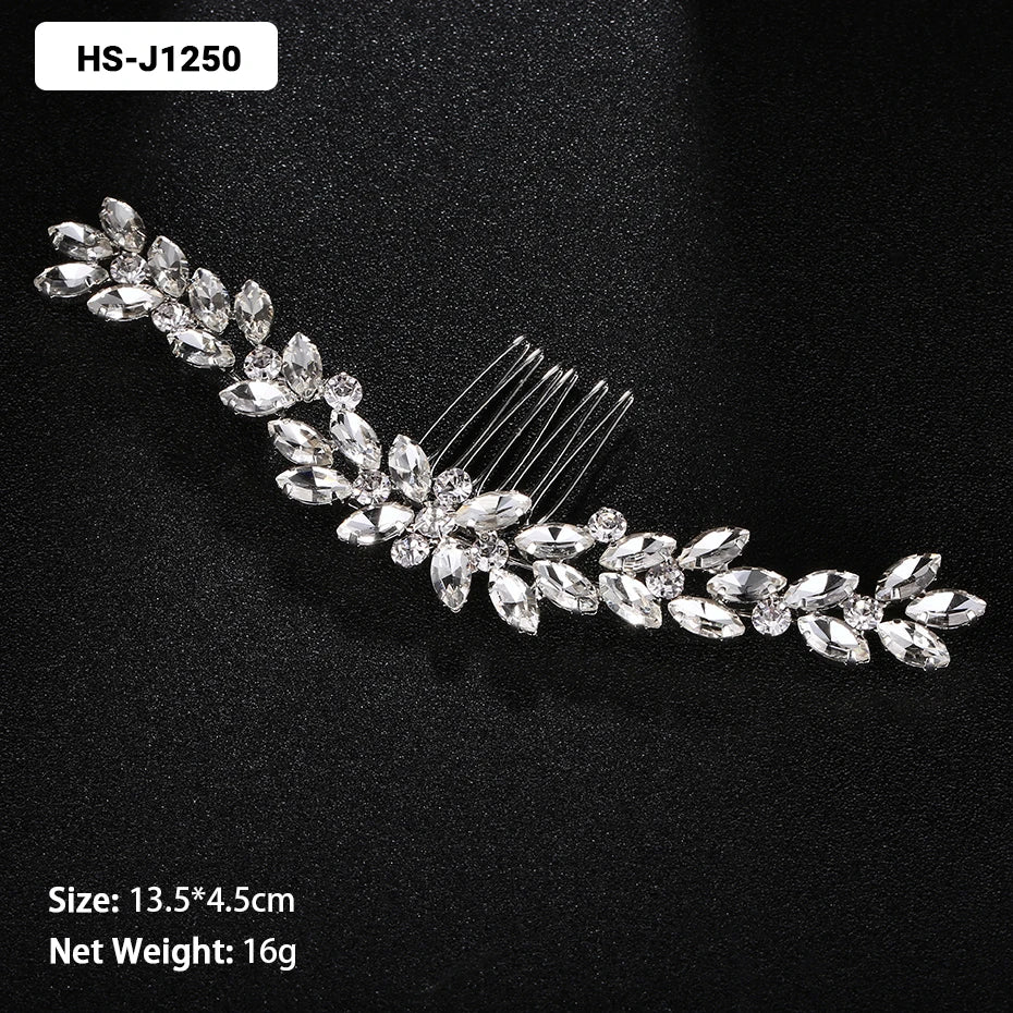Crystal Bridal Hair Comb.