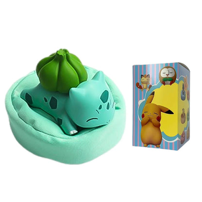 Anime Pok é mon blind box Model Figure 1-12 pcs Pikachu sleep Series Interior Hand Sleeping Position Toys Gift for sfriends