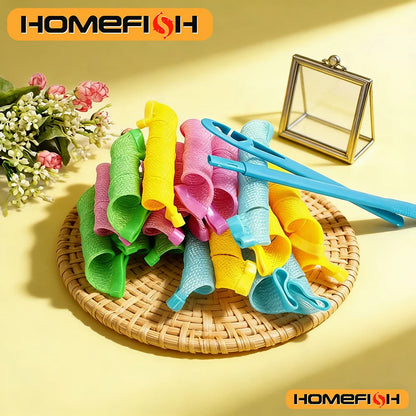18Pcs Magic Hair Curler Wave Formers Set - DIY Hair Styling Tool Hair Accessories Rollers for Women