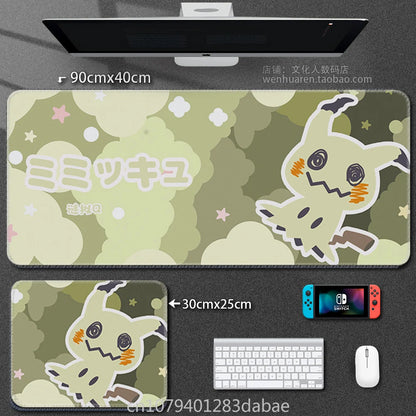 Leather Pokémon Pikachu Keyboard Pad Boy Girl Super Handsome Table Mat Cute Table Mat Computer Accessories PC Game Mouse Pad