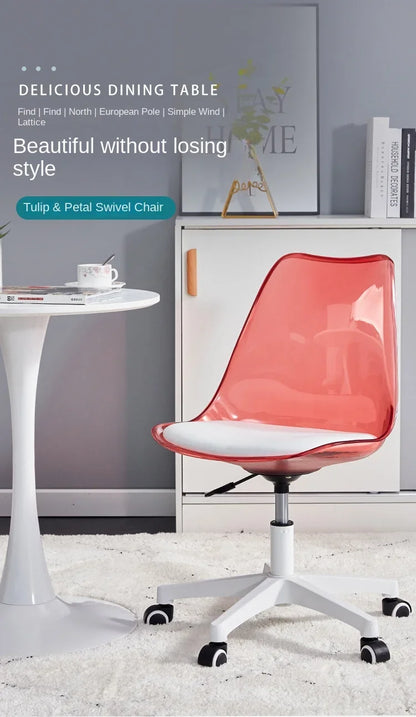 Transparent Swivel Office Chair