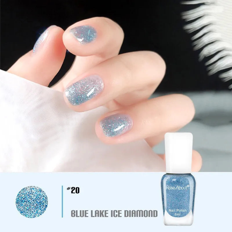 40 Colors Water-Based Nail Polish