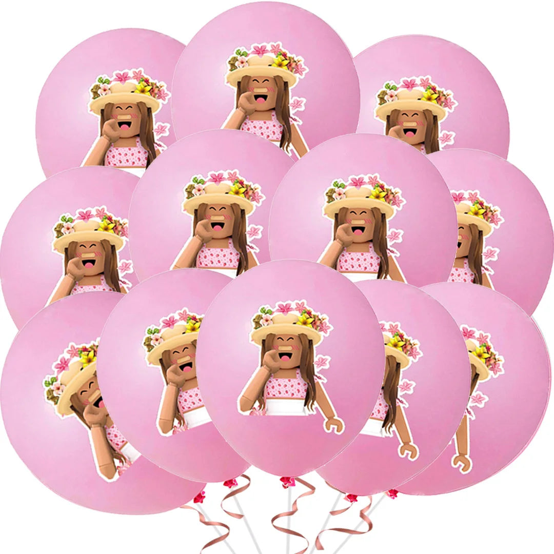 Roblox Birthday Number Balloon Set (32”)