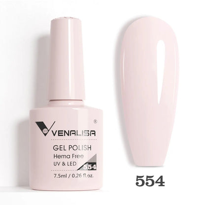 Venalisa VIP5 Nail Gel Polish HEMA/TPO FREE Full Coverage Beautiful Semi Permanent Soak Off UV LED Gel Nail Polish Gel Lacquer
