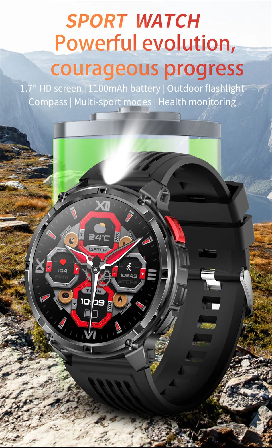 Rugged GPS Smartwatch