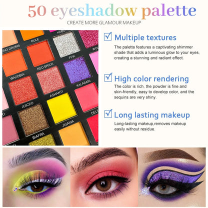 50 Color Eyeshadow Set.