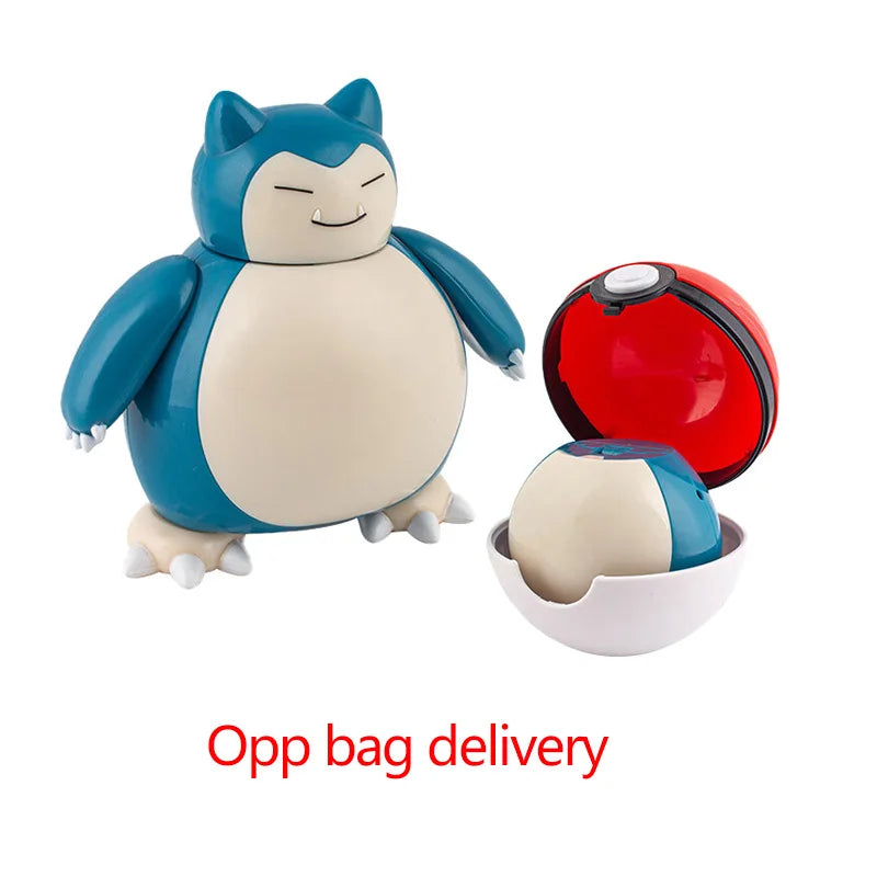 Pokemon Pokeball Figure Ball Pikachu Charizard Mewtwo Mew Eevee Gengar Lapras Blastoise Venusaur Gyarados Educational Toy Kids