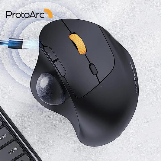 EM04 Ergonomic Trackball Mouse