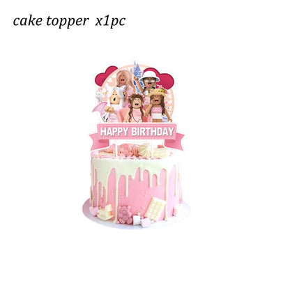 Roblox Birthday Party Decoration Set