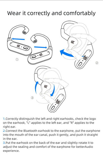 KZ AZ09 Wireless Earhooks.