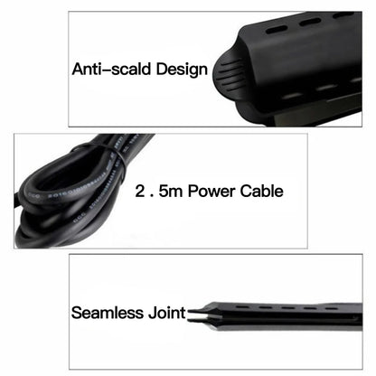 Hair Straightener Four-gear Temperature Adjustment Ceramic Tourmaline Ionic Flat Iron Hair Straightener For Women Widen Panel