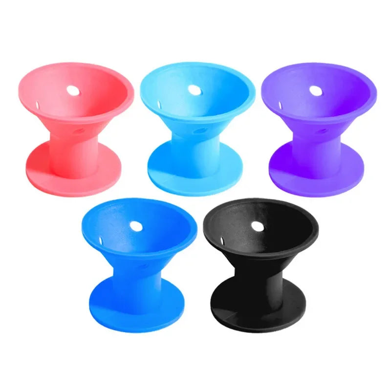 10/20pcs Soft Rubber Hair Curlers Silicone Heatless Hair Rollers Clips No Hurt Hair Rollers Hairdressing DIY Hair Styling Tools