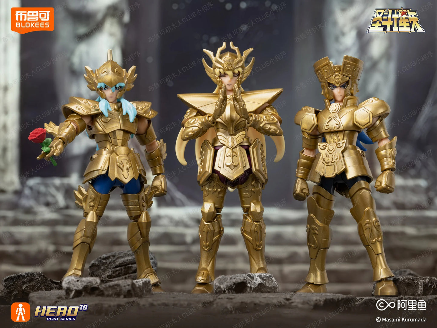 In Stock Saint Seiya GALAXY VERSION 04 Virgo Gemini Pisces SAGA Shaka Pegasus Phoenix Ikki Assembled Model Toys Gold Saint 01/02