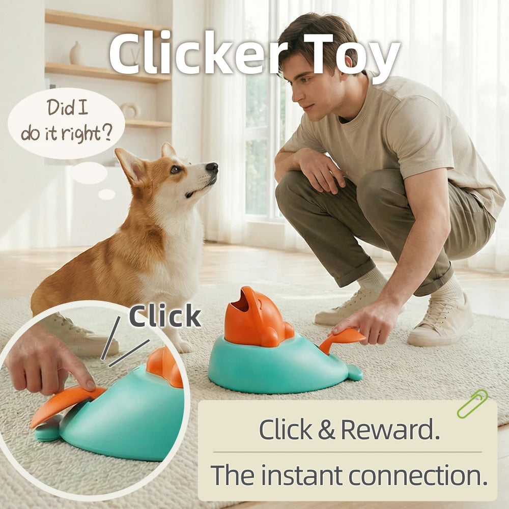 Interactive Dog Toy Snack Launcher Funny Training Feeding Tool for Small Medium Pet Puppy Slow Feeder Cat Puzzle Treat Dispenser