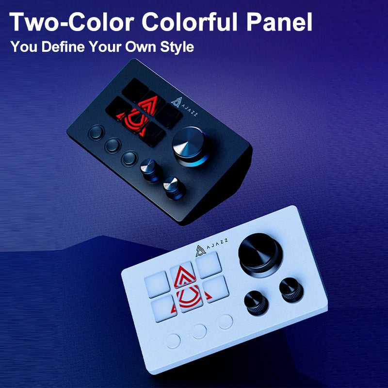 Ajazz AKP03E/153E Desktop Helper Desk Console Panel Controller Programmable Macro Custom Button Mini Keyboard Multiple Scenario