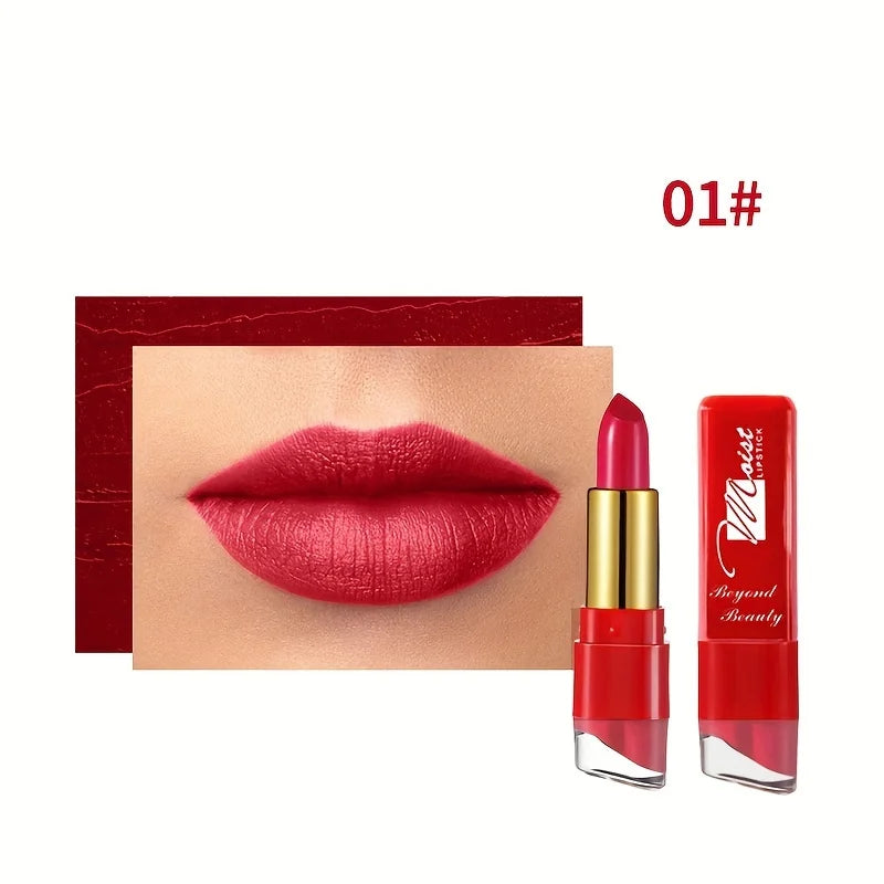 Beyond Beauty Creamy Moisturizing Lipstick: Long-Lasting Satin Finish (12 Shades)