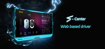 SCYROX V6 Gaming Mouse, Pixart 3950, Optical Switches, Web Based Software, 8K Dongle Included
