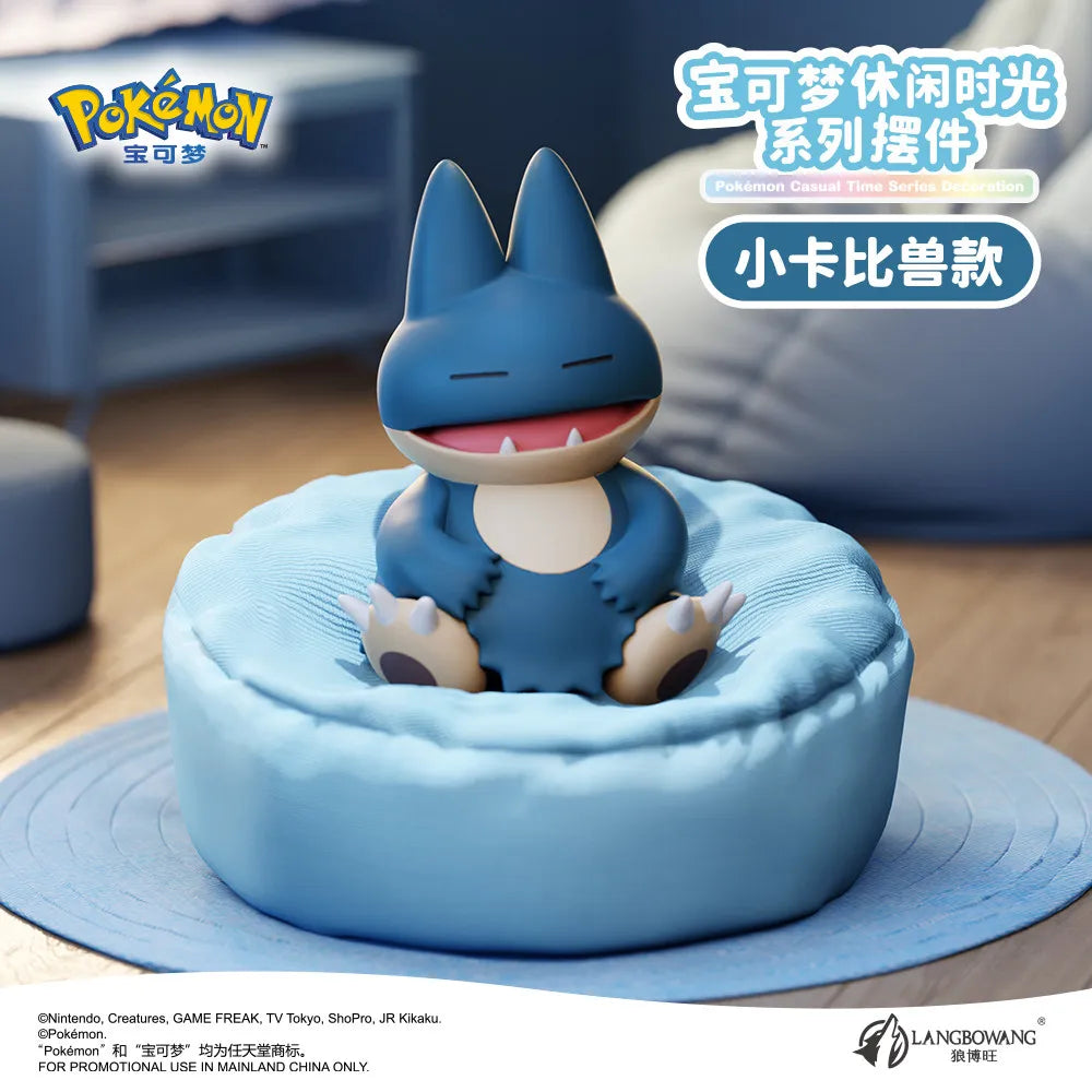 New In Stock Pokemon Eevee Sleeping Position Series Blind Box Sylveon Umbreon Flareon Jolteon Anime Desktop Decoration Model Toy
