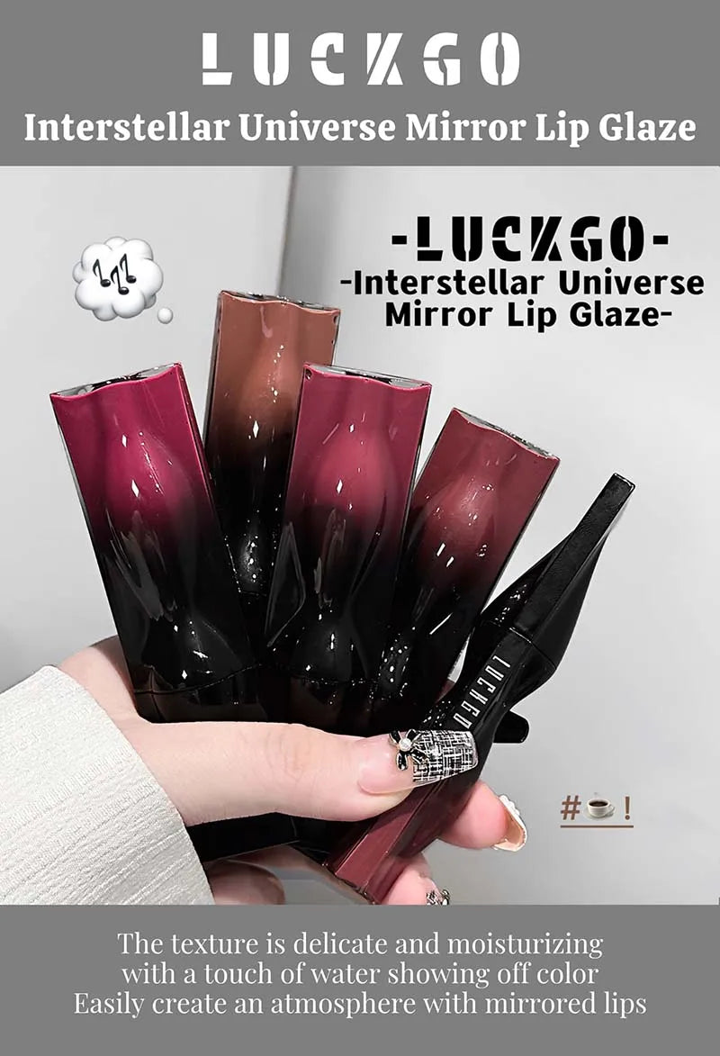 Mirror Lip Gloss Lip Gloss Lip Moisturizing Liquid Lipstick Waterproof Long-lasting Brightening And Non Fading Lip Gloss